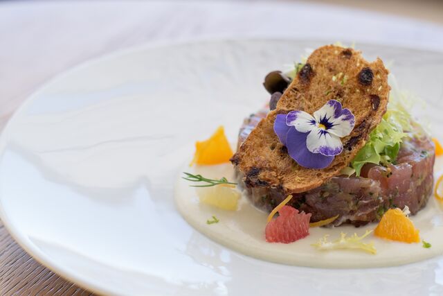 O famoso tártaro de atum (€19) do SUD Lisboa.
