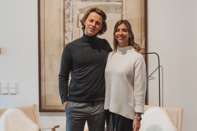 Arno Van Meirhaeghe e Teresa Symington Caxide