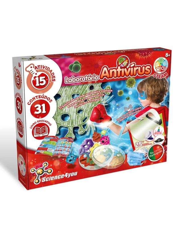 Brinquedo Laboratório Antivírus, €19,99, Science4you