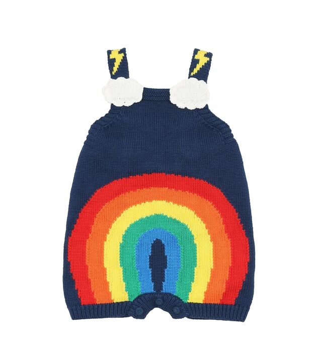 Jardineiras em lã, €80, Stella McCartney Kids, em mytheresa