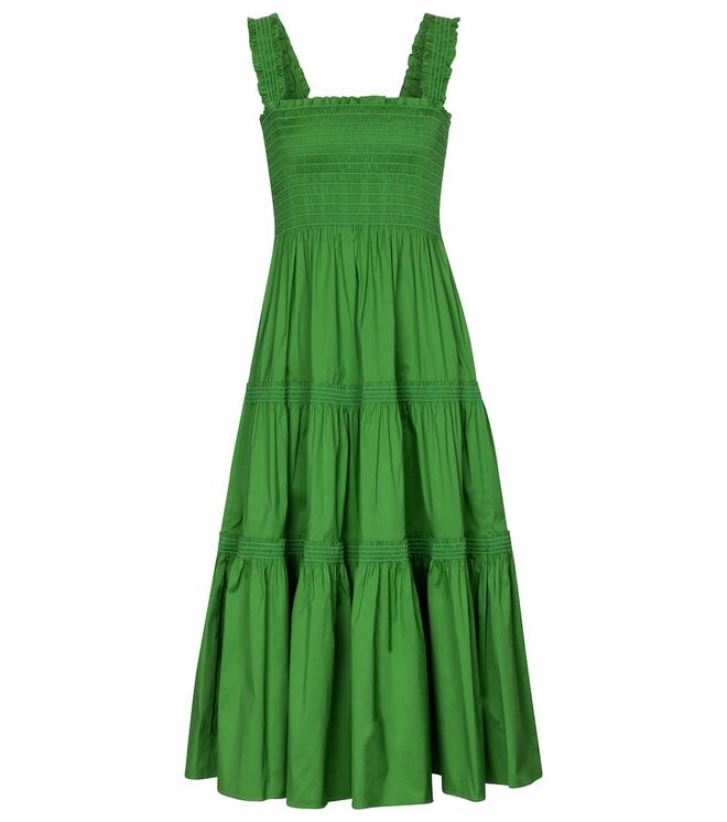 Vestido, €440, Tory Burch em mytheresa.com
