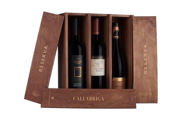 Pack Casa Ferreirinha Callabriga Tinto, Herdade do Peso Reserva Tinto e Quinta dos Carvalhais Reserva Tinto, €60.99