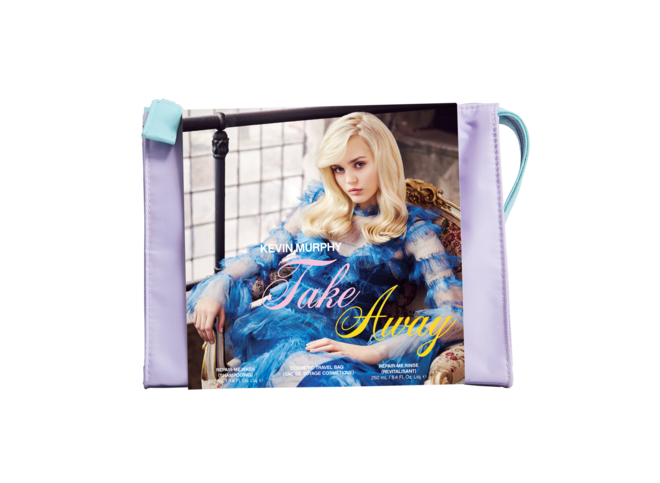 Pack de Natal Take Away (Champô Repair-Me.Wash condicionador Repair-Me.Rinse e necessaire), €61,70, Kevin Murphy