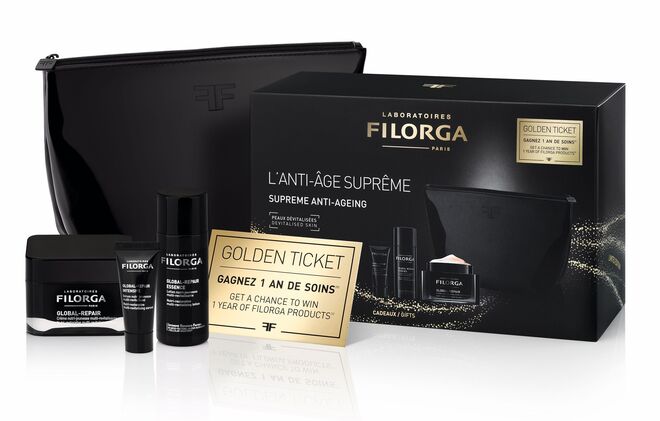 Coffret anti-envelhecimento, €95, Filorga
