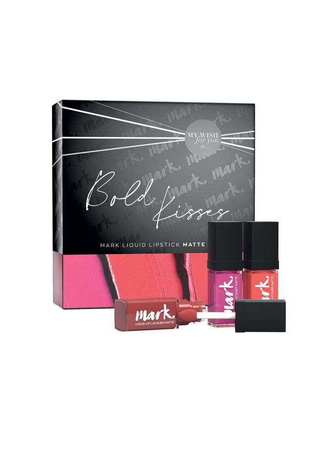 Conjunto de batons Mark Matte, €33, Avon