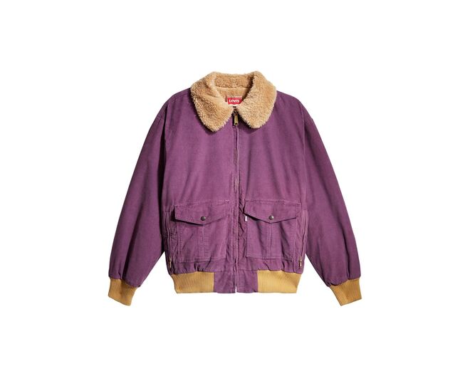 Casaco em bombazine e carneira, €350 Levi's