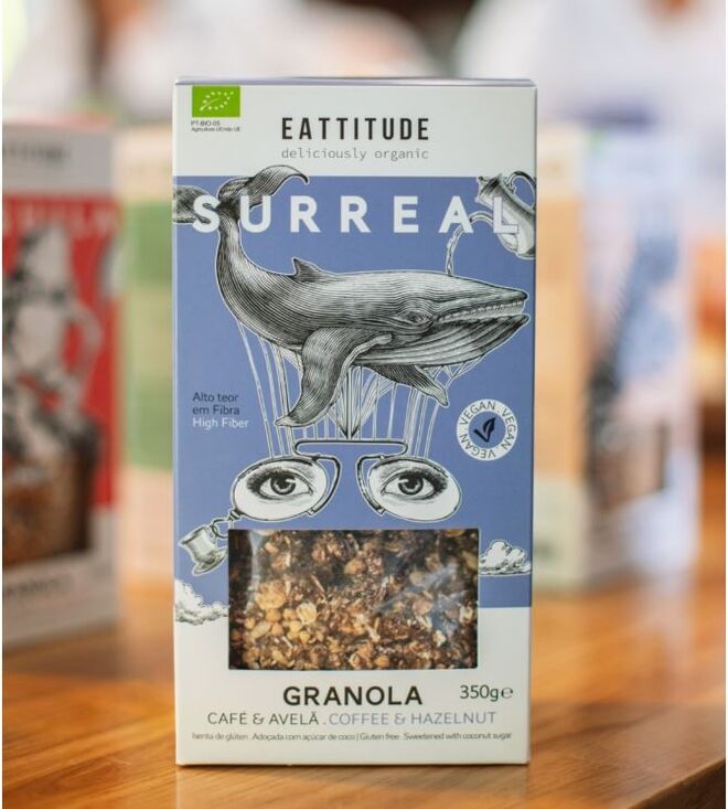 Granola, €7,85, Surreal Eattitude, à venda no Celeiro, no Go Natural e no Biofrade