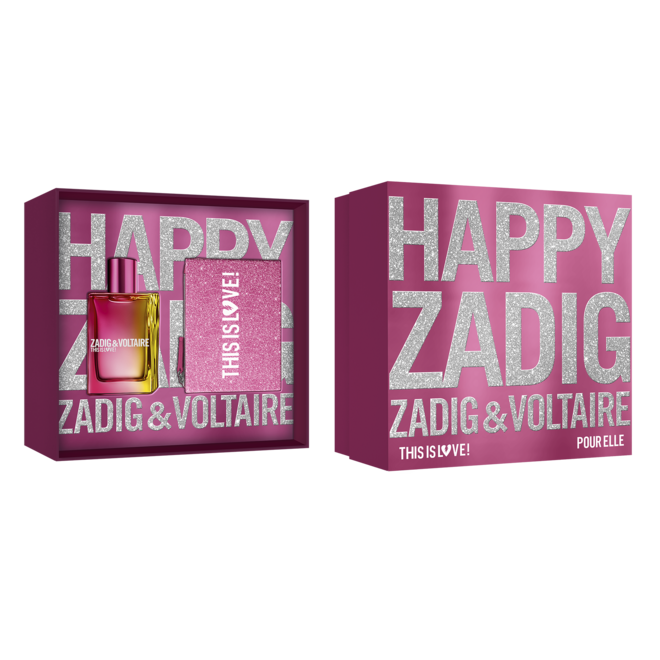 Coffret This is love!, €75, Zadig & Voltaire