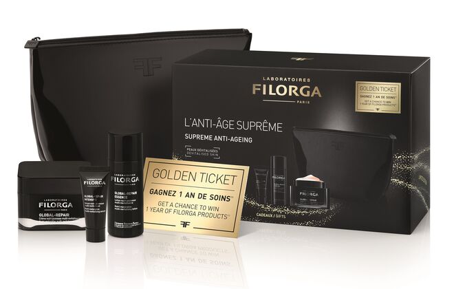 Coffret anti-envelhecimento, €95, Filorga