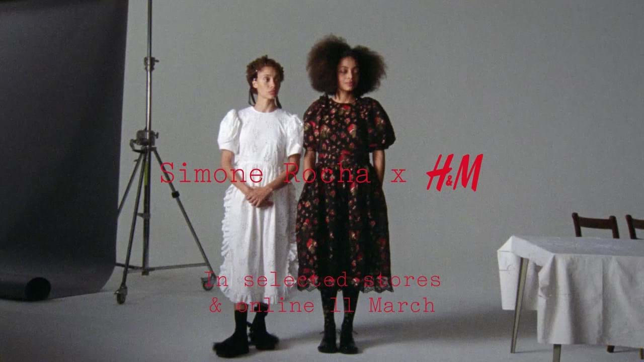 Simone Roche x H&M Nova Coleção de Moda Romântica