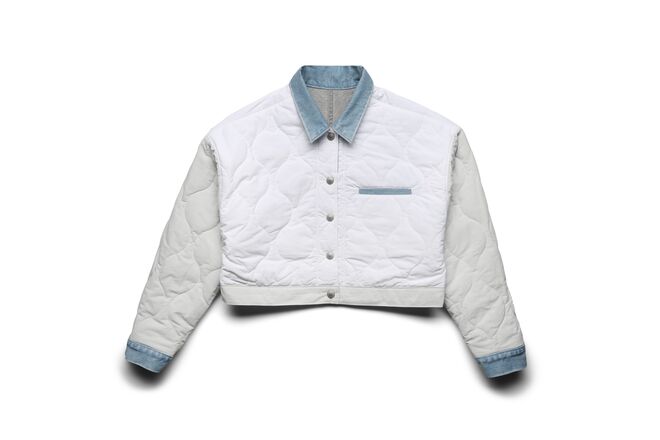 Trucker Jacket reversível, €150, Levi's x New Balance