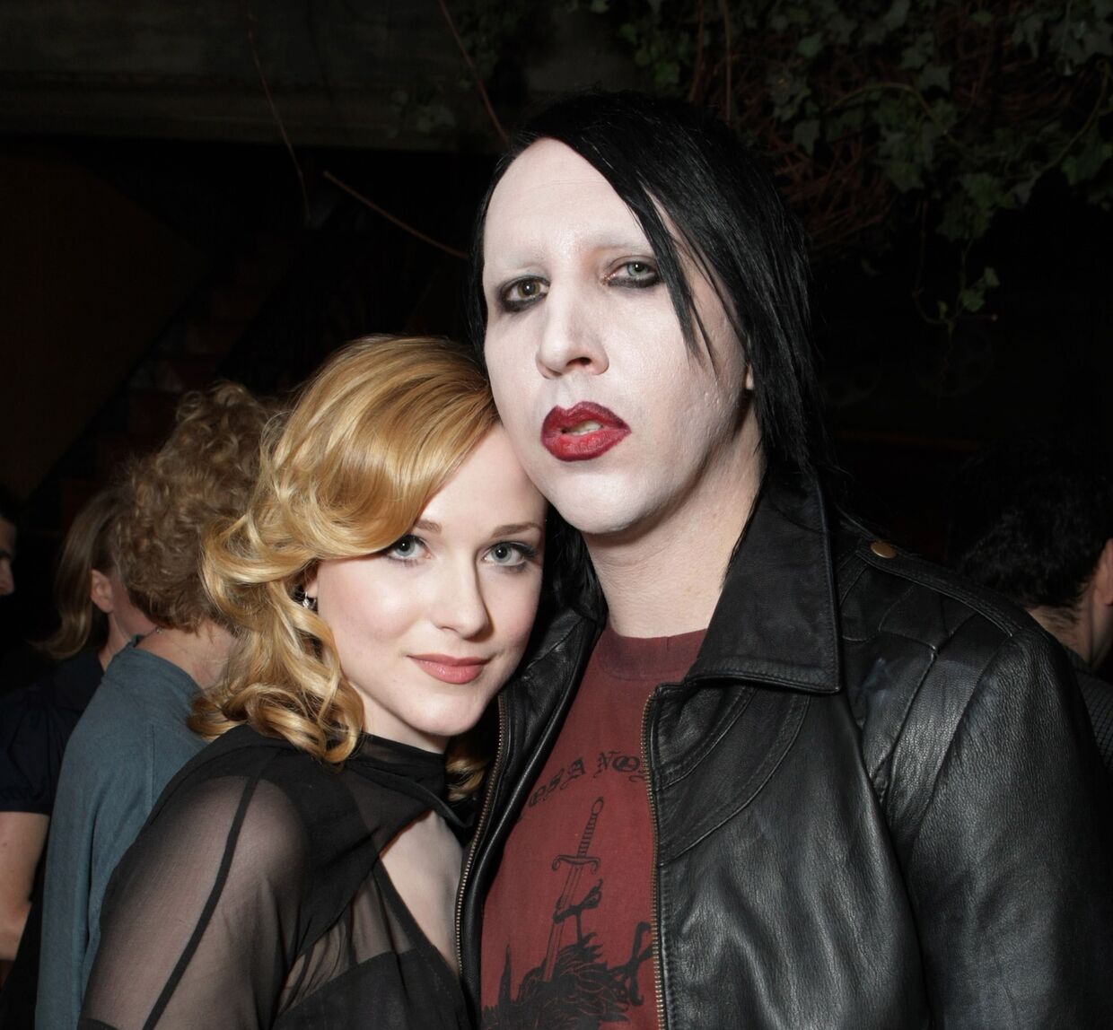Evan Rachel Wood e Marilyn Manson em 2007