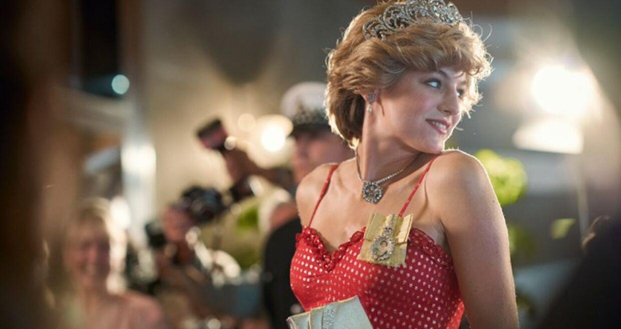 Emma Corrin em The Crown