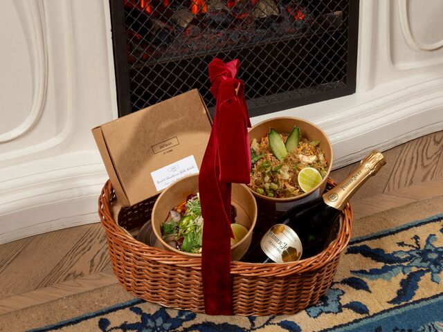 Menu Forever Valentines by JNcQUOI & Perrier Jouet, €120