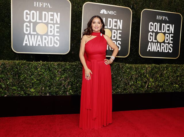 Salma Hayek em Alexander McQueen