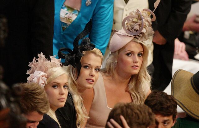 Abril de 2011: A aristocrata no casamento do príncipe William e Kate Middleton