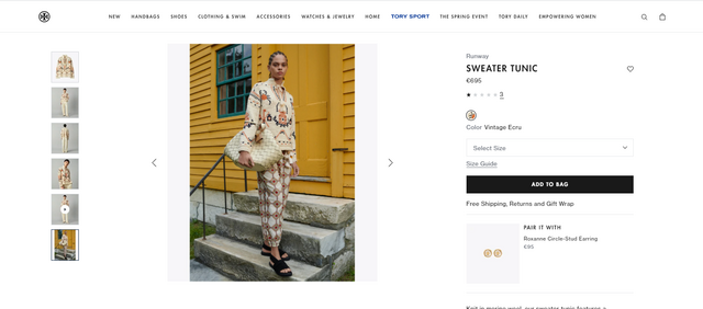 Tory Burch apodera-se de camisola tradicional portuguesa