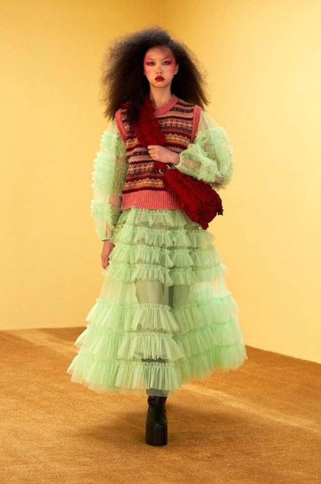 Molly Goddard outono-inverno 2021/2022
