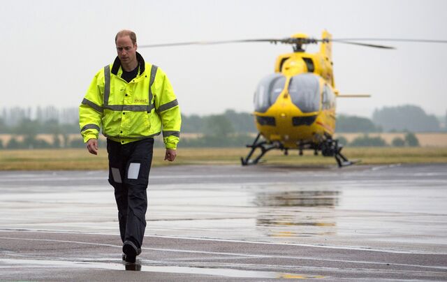 Em julho de 2015 quando se juntou à East Anglian Air Ambulance