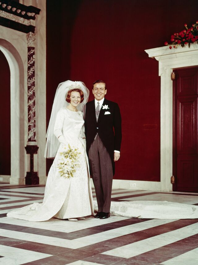 Claus von Amsberg,casa em 1966, com Beatriz da Holanda