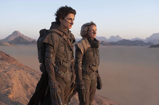 O filme Dune (2021), com Timothée Chalamet, foi uma das produções afetadas pela pandemia