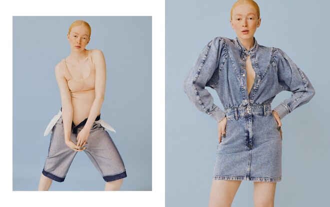 Top, Fendi; Cuecas, da produção; Calções, Molly Bracken Gancho, Balmain | Vestido, Mango
