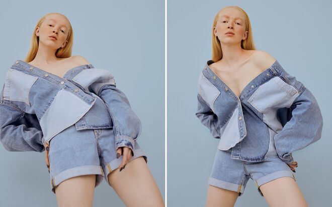 Casaco e calções, Mango