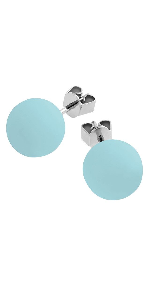 Mar: Brincos Acolori em metal, € 30, Swatch na Boutique dos Relógios