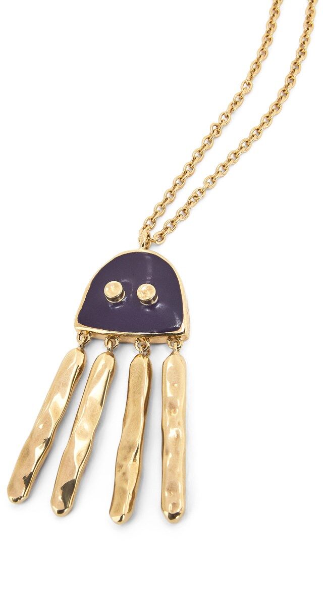 Mar: Colar Octopus em metal e enamel, € 350, Loewe
