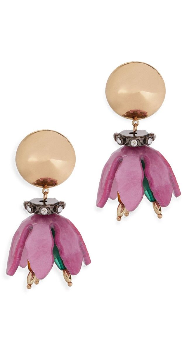 Flores: Brincos em metal, € 7,99, Parfois