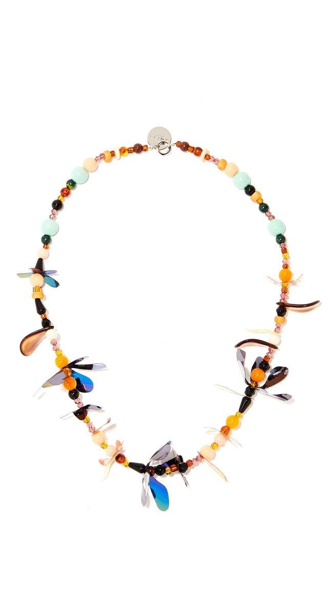 Flores: Colar em metal com contas, € 190, Marni