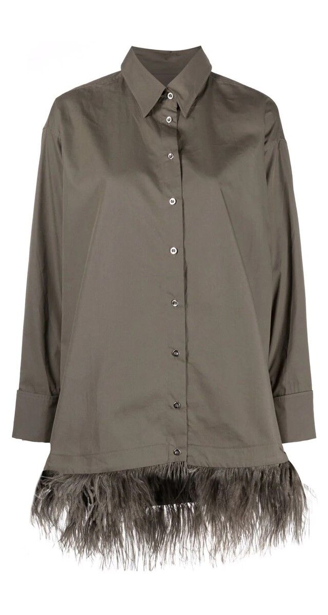 Camisa oversize em algodão orgânico, €405, Marques’Almeida