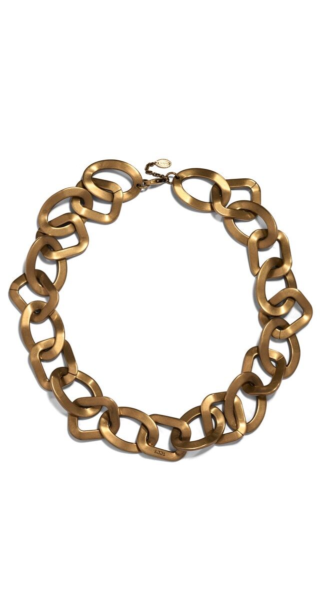 Para a mãe que adora moda | Colar em metal, Tod’s.
