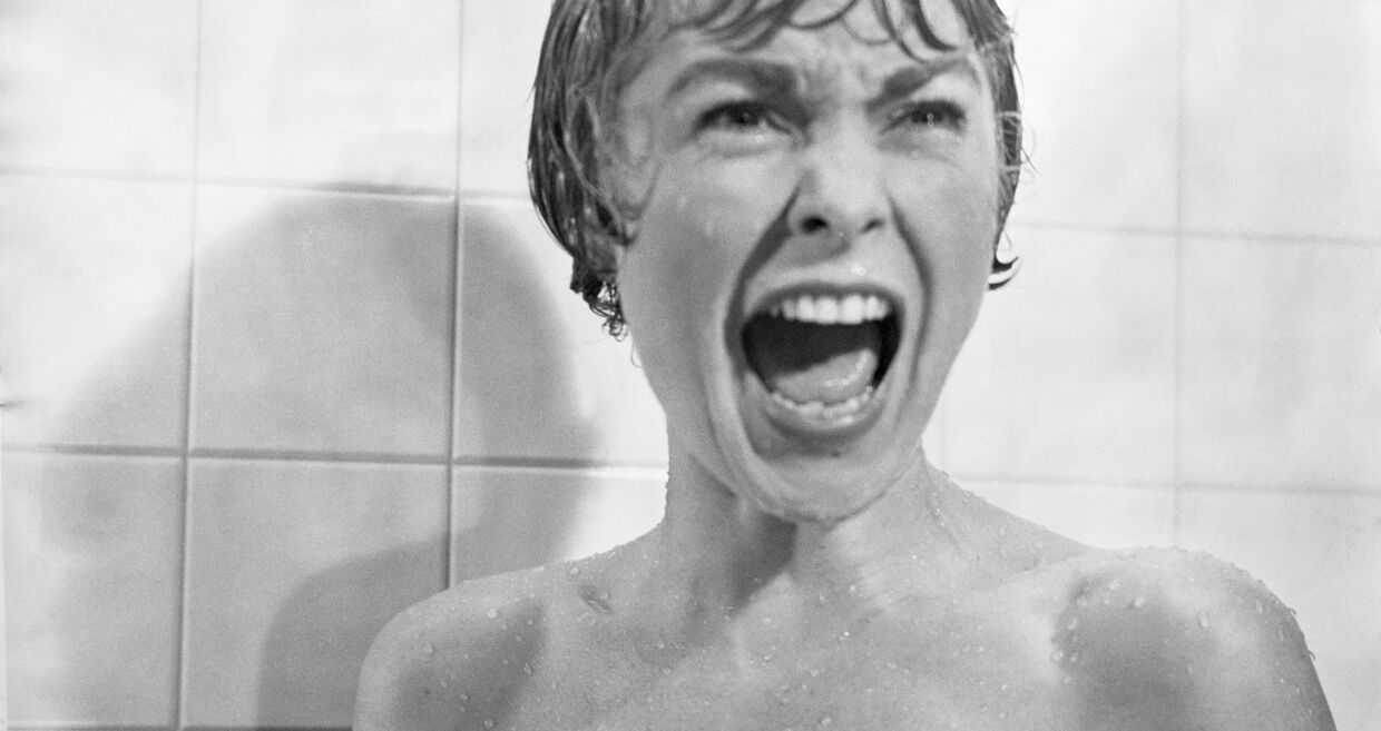 A famosa cena do chuveiro de Psycho (1960)