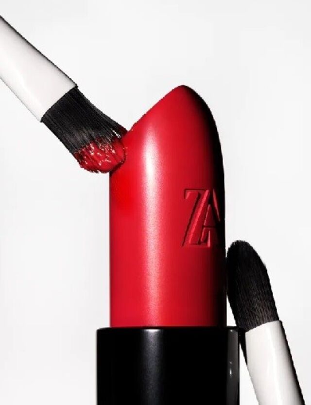 Batom vermelho da coleção Zara beauty