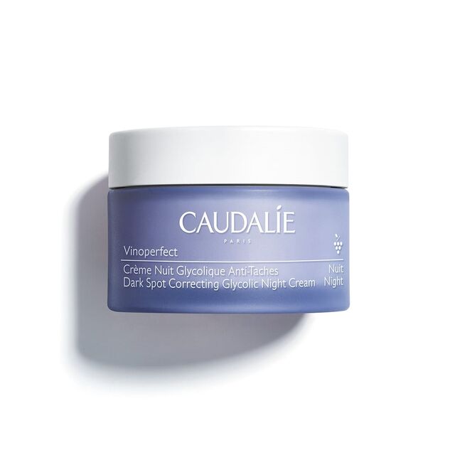 Creme de noite glicólico antimanchas Vinoperfect, Caudalie, €34,90 (50ml)