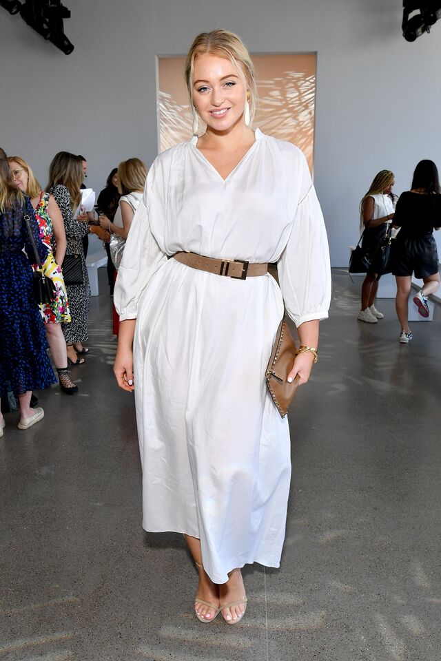 Iskra Lawrence na semana de Moda de Nova Iorque, 2018
