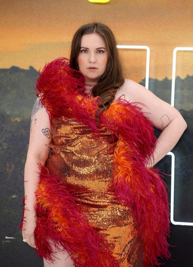 Lena Dunham na premiere de 'Once Upon A Time In Hollywood', 2019