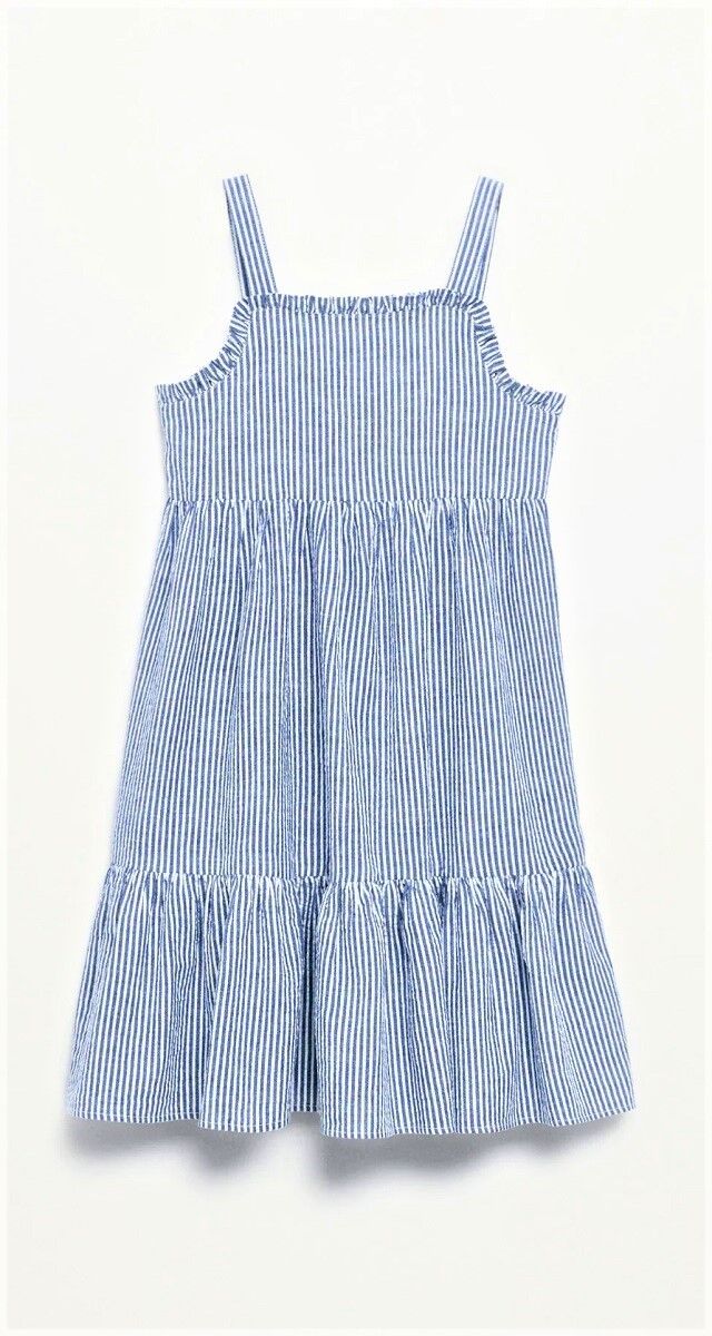 Vestido em algodão estampado, € 25,99, Mango.