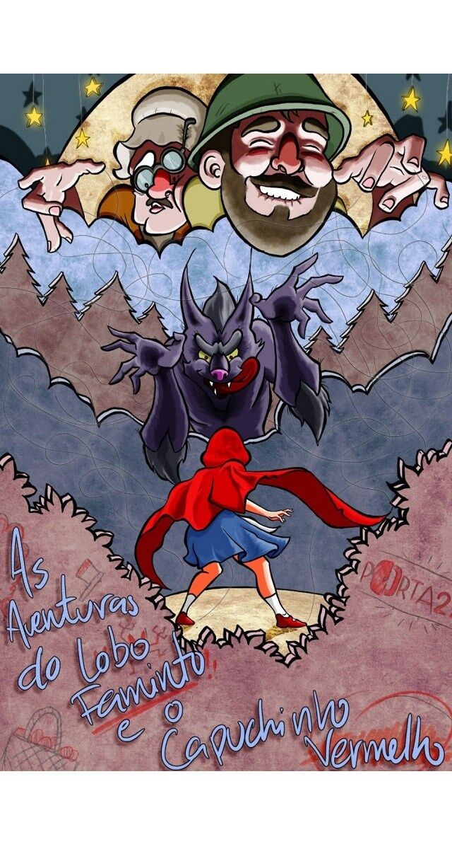 ‘As Aventuras do Lobo Faminto e da Capuchinho Vermelho’, € 6, Estúdio Latino no Teatro Sá da Bandeira.