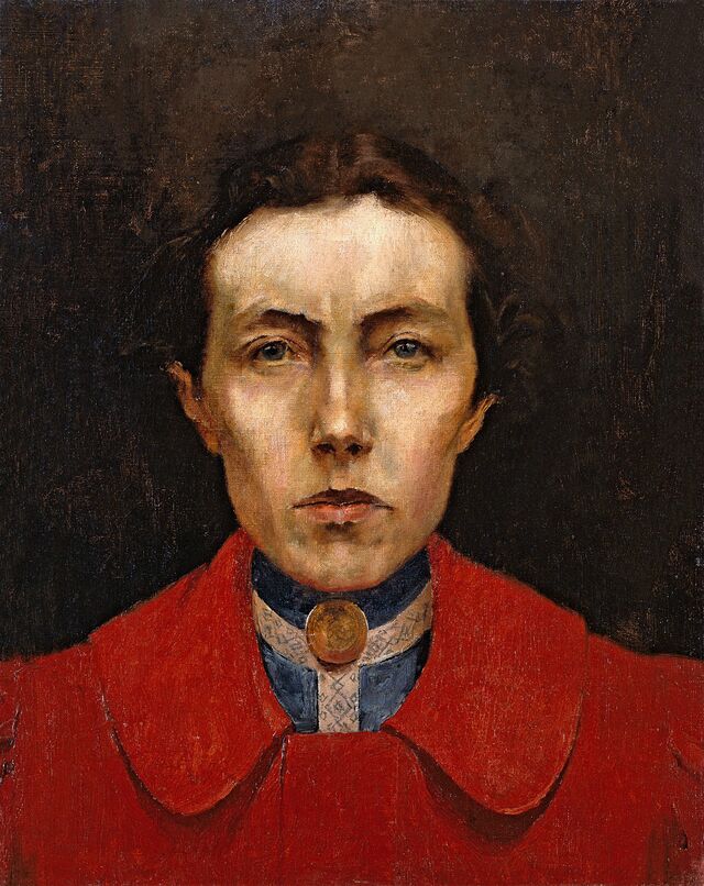 Aurélia de Sousa, 'Autorretrato', 1900