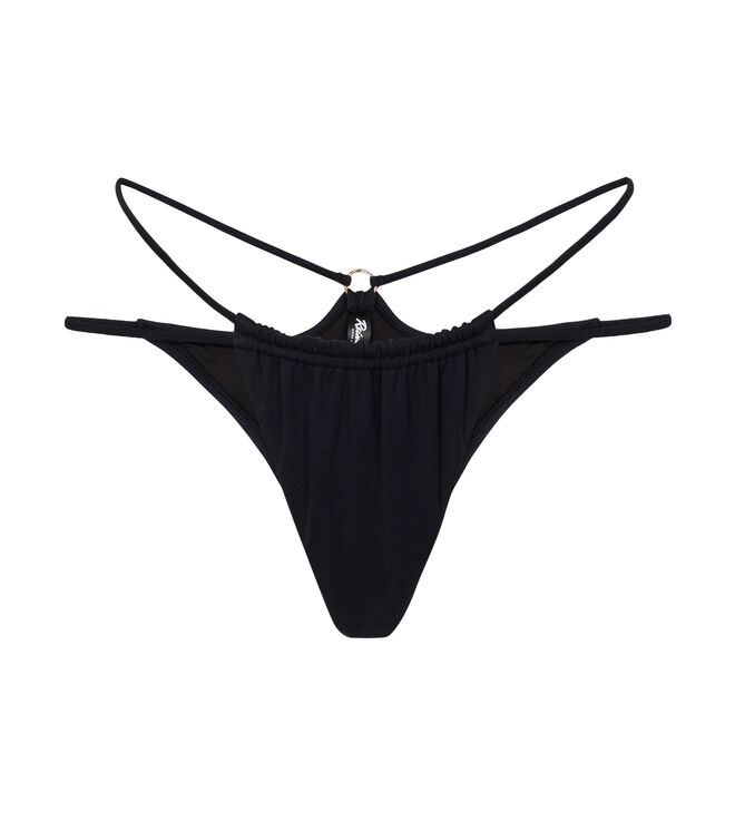 Tendência: Lace up. Cueca de biquini, €85, Reina Olga em Mytheresa.com 