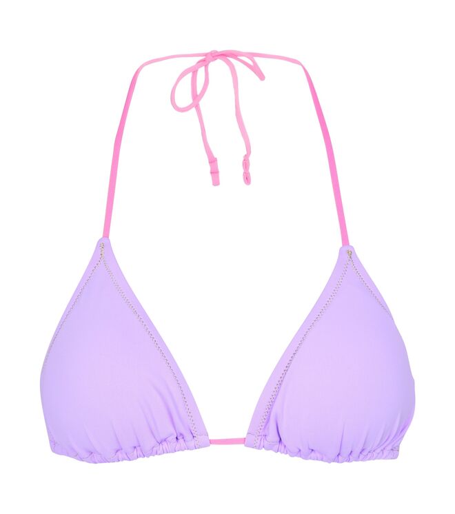 Tendência: Cavados. Top de biquini, € 70, Reina Olga em Mytheresa.com.