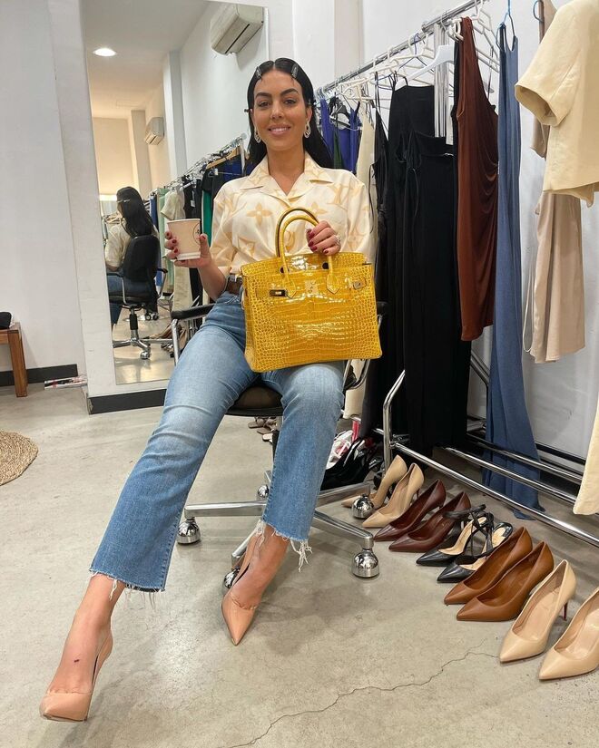A espanhola Georgina Rodríguez é a namorada de Cristiano Ronaldo.