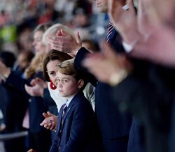 A reação do príncipe George à derrota de Inglaterra