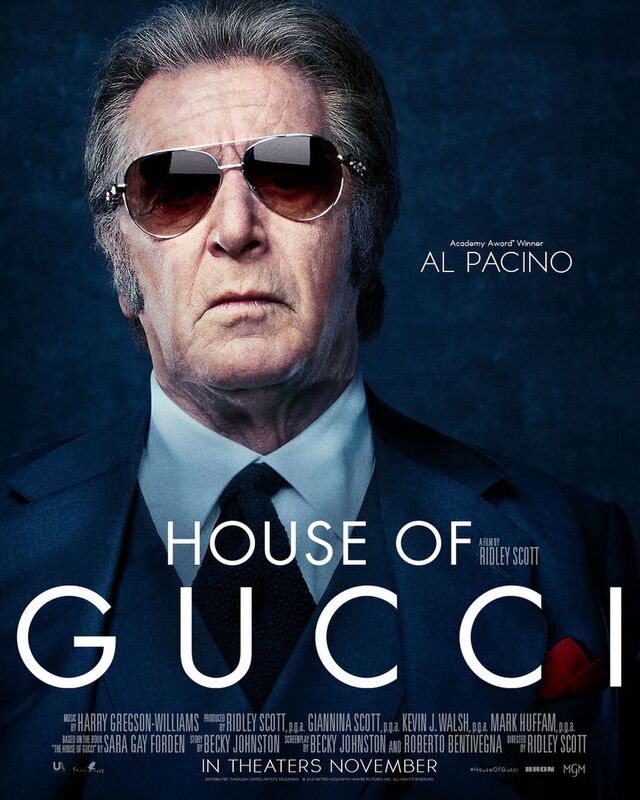 Al Pacino no poster do filme `House of Gucci´