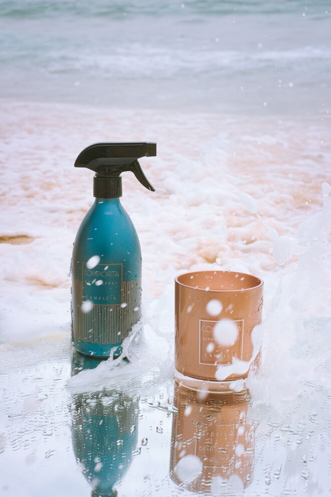 Vela e perfume para a casa Camellia, Comporta Perfumes.