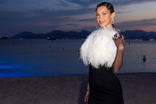 Bella Hadid no jantar exclusivo da Chopard