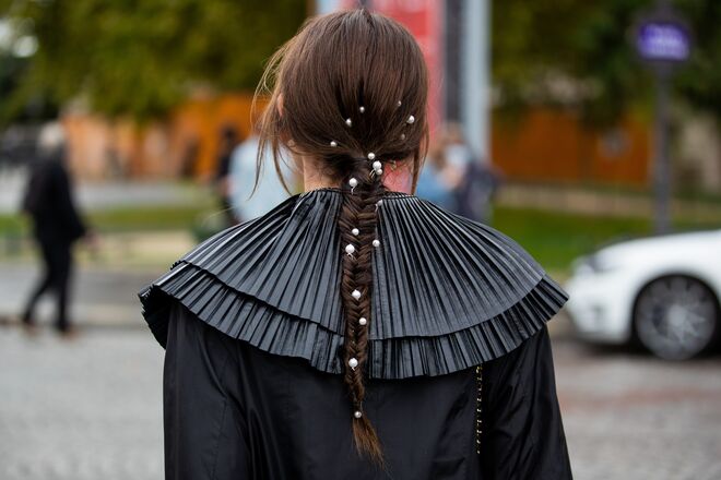 Chloe Harrouche / Chanel during Paris Fashion Week 2021