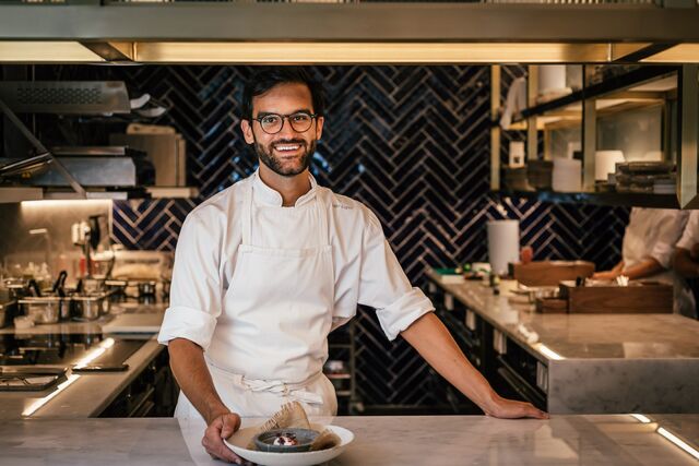 Diogo Lopes, Chef de pastelaria no restaurante 'Cura'.